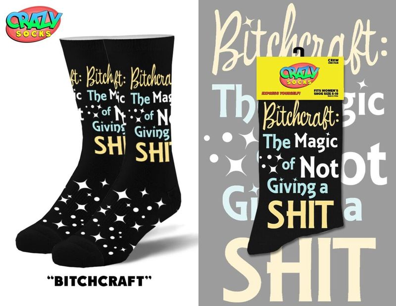 Bitchcraft Women's Crew Socks