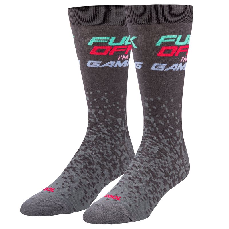 Fuck Off I'm Gaming Men's Crew Socks