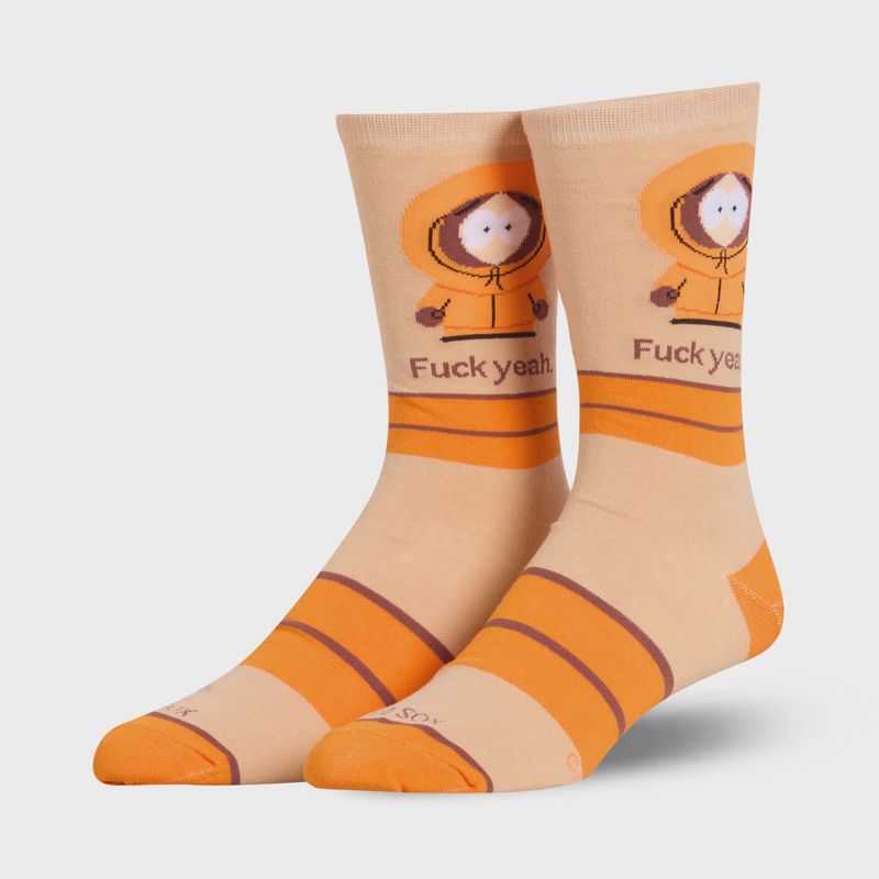 Kenny Fuck Yeah Men's Crew Socks