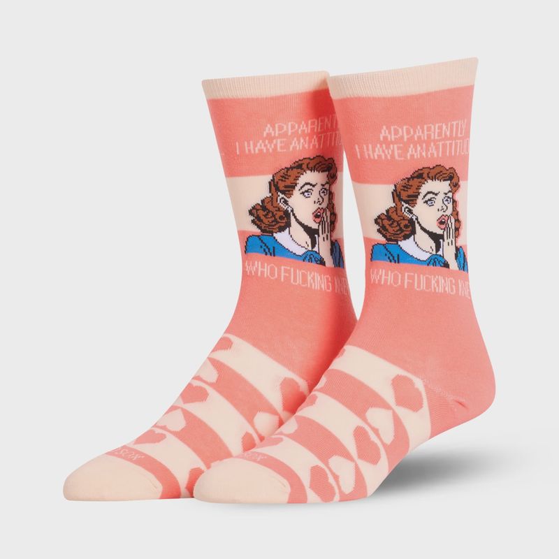 Attitude Women's Crew Socks