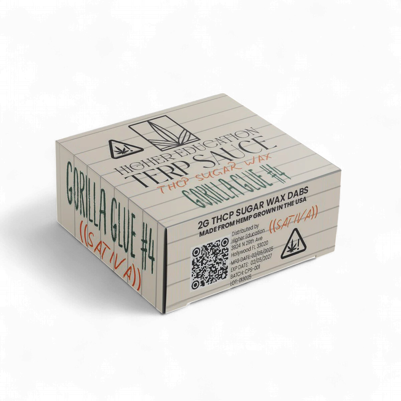 Higher Education 2G THCP Sugar Wax - GG4 (Sativa)
