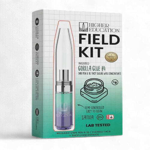 Higher Education P Dab Kit - Reusable Vape Pen &amp; 1G Sugar Wax - GG4 (Sativa)