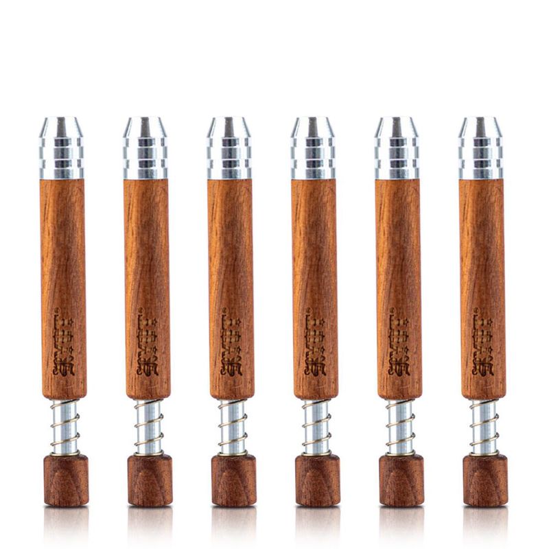 RYOT® Large Wooden Spring One Hitter w/ Silver Tip
