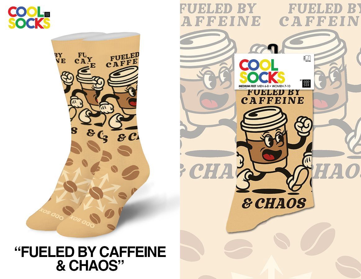 Fueled By Caffeine Women's Crew Socks