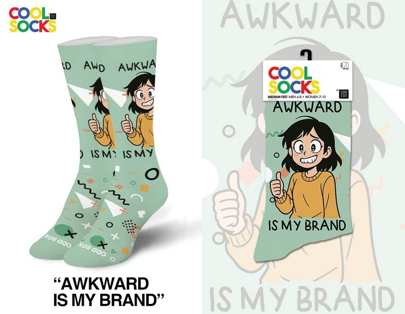 Awkard Is My Brand Women's Crew Socks