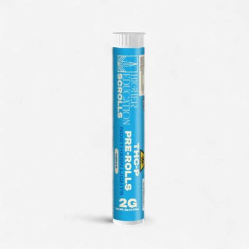 Higher Education Scrolls 2g THCP Preroll, Count: Single Pack, Flavor: Northern Lights (Indica)