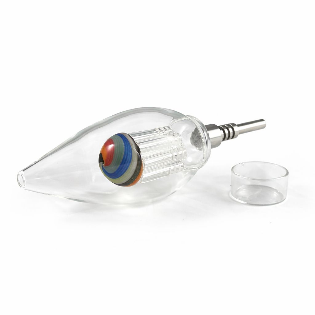 Wig Wag Bulb Shaped Nectar Straw w/ Tree Perc