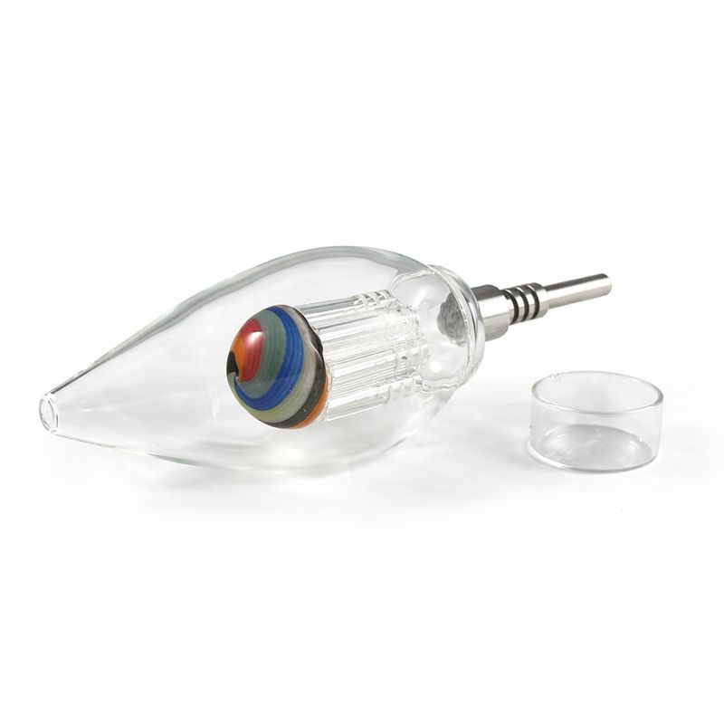 Wig Wag Bulb Shaped Nectar Straw w/ Tree Perc