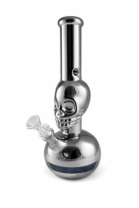 10" Skull Shape Round Bottom Waterpipe