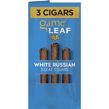Game Leaf White Russian Cigars - 3 Pack