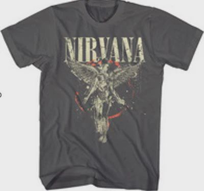 Nirvana Galaxy in Utero Men's T-Shirt, Size: Small