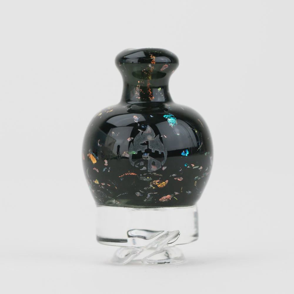 Pivot Colored Glass Top By Empire Glassworks, Color: Black Nebula