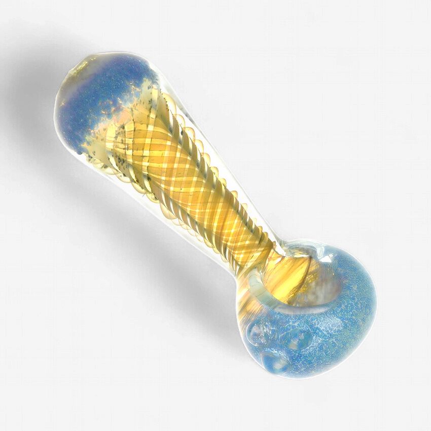Dream Scapes Knobby Spoon Pipe, Color: Blue
