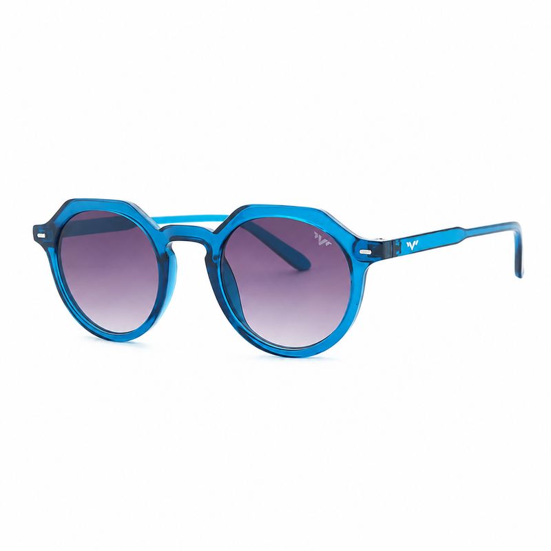 Thick Round Color Frame Fashion Sunglasses SH6912