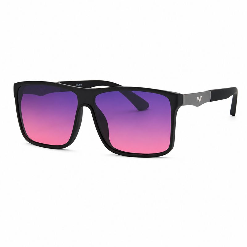 Square Frame w/ Color Lens Fashion Sunglasses SH6907