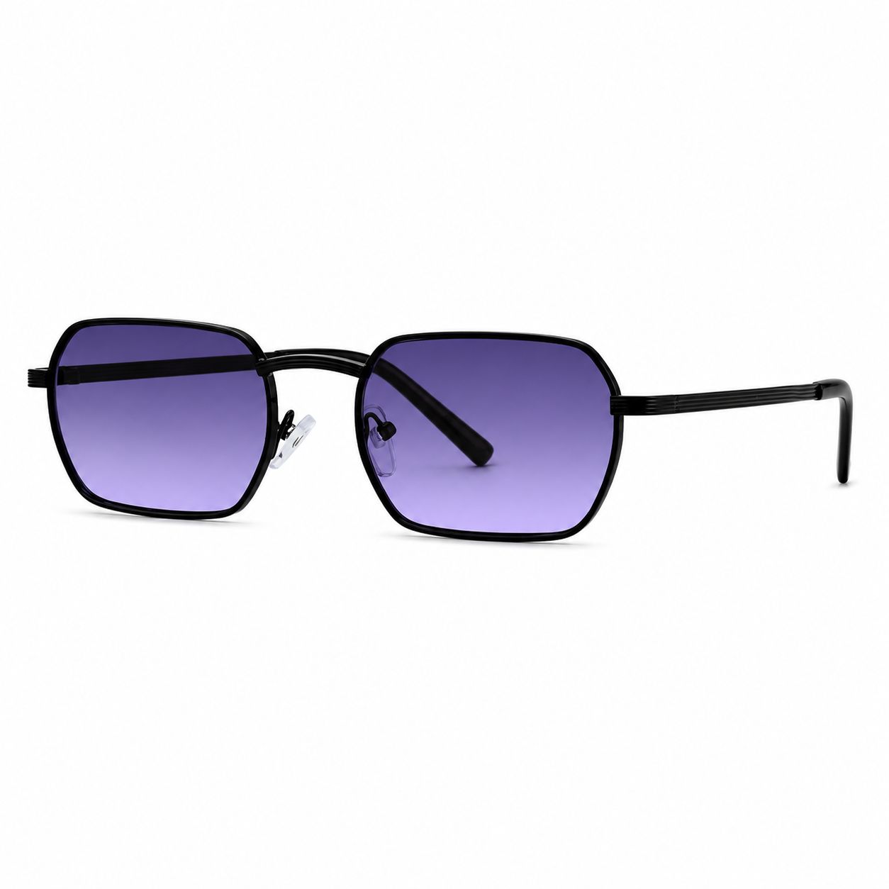 Small Wire Frame w/ Color Lens Fashion Sunglasses SH6919, Color: Blue