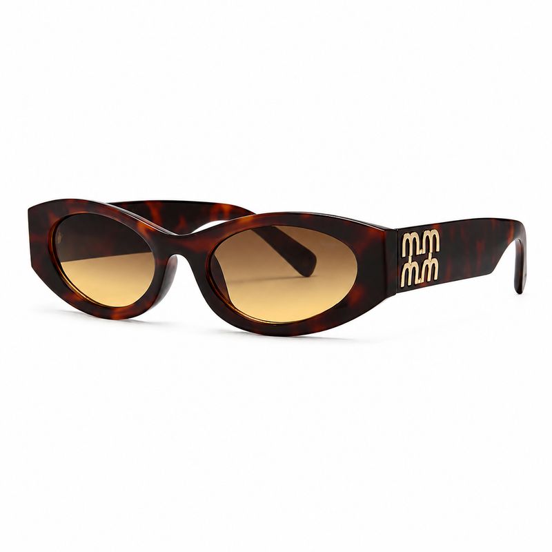 Thick Oval Frame Fashion Sunglasses SH6922