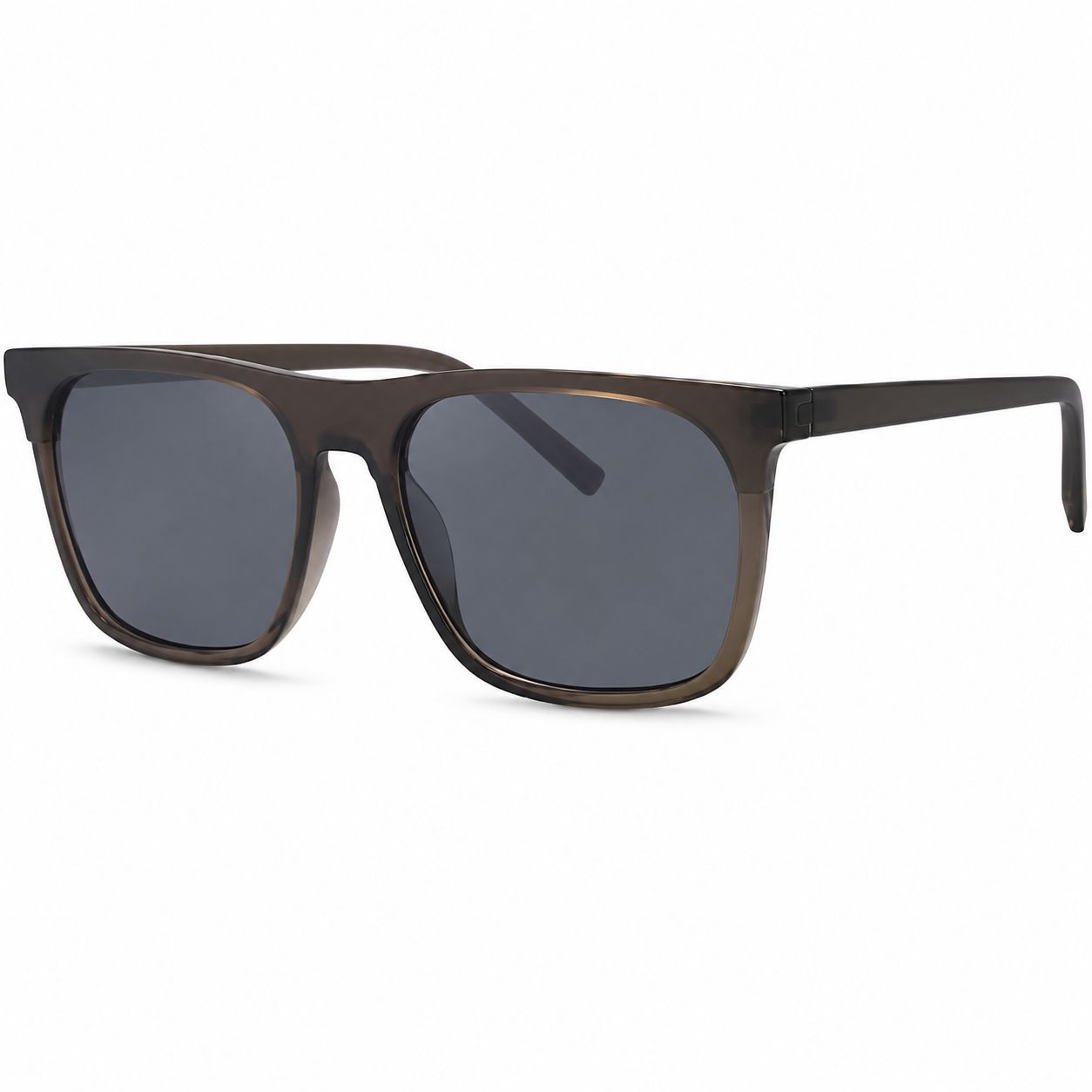 Matte Frame w/ Color Lens Sport Sunglasses WC7933, Color: Black/Brown