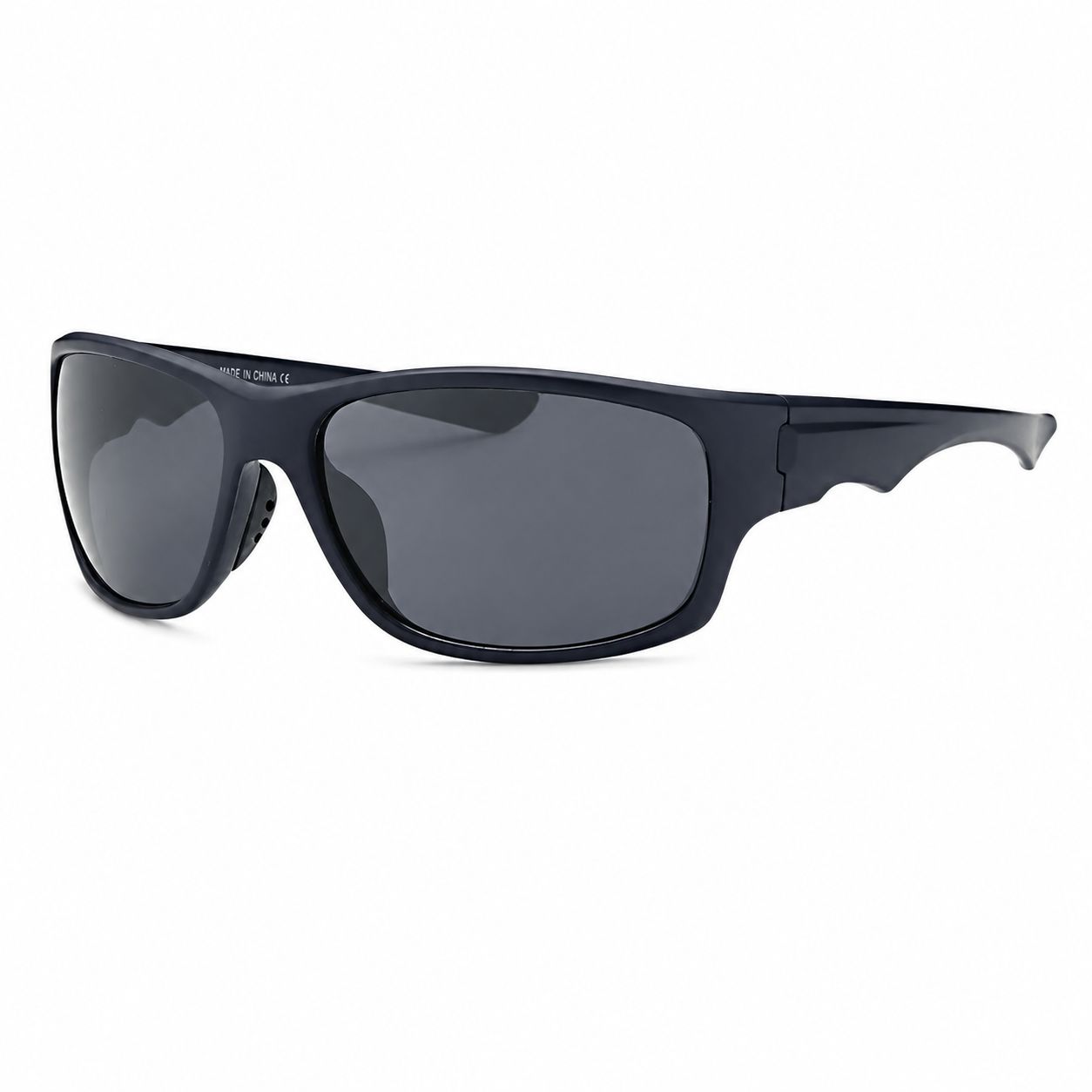 Wrap Around w/ Color Lens Sport Sunglasses WC7905, Color: Black
