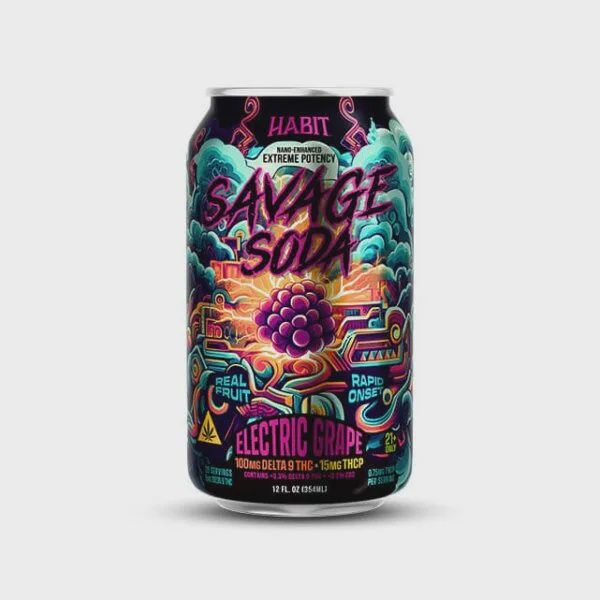 Habit Delta 9 Savage Soda – Electric Grape