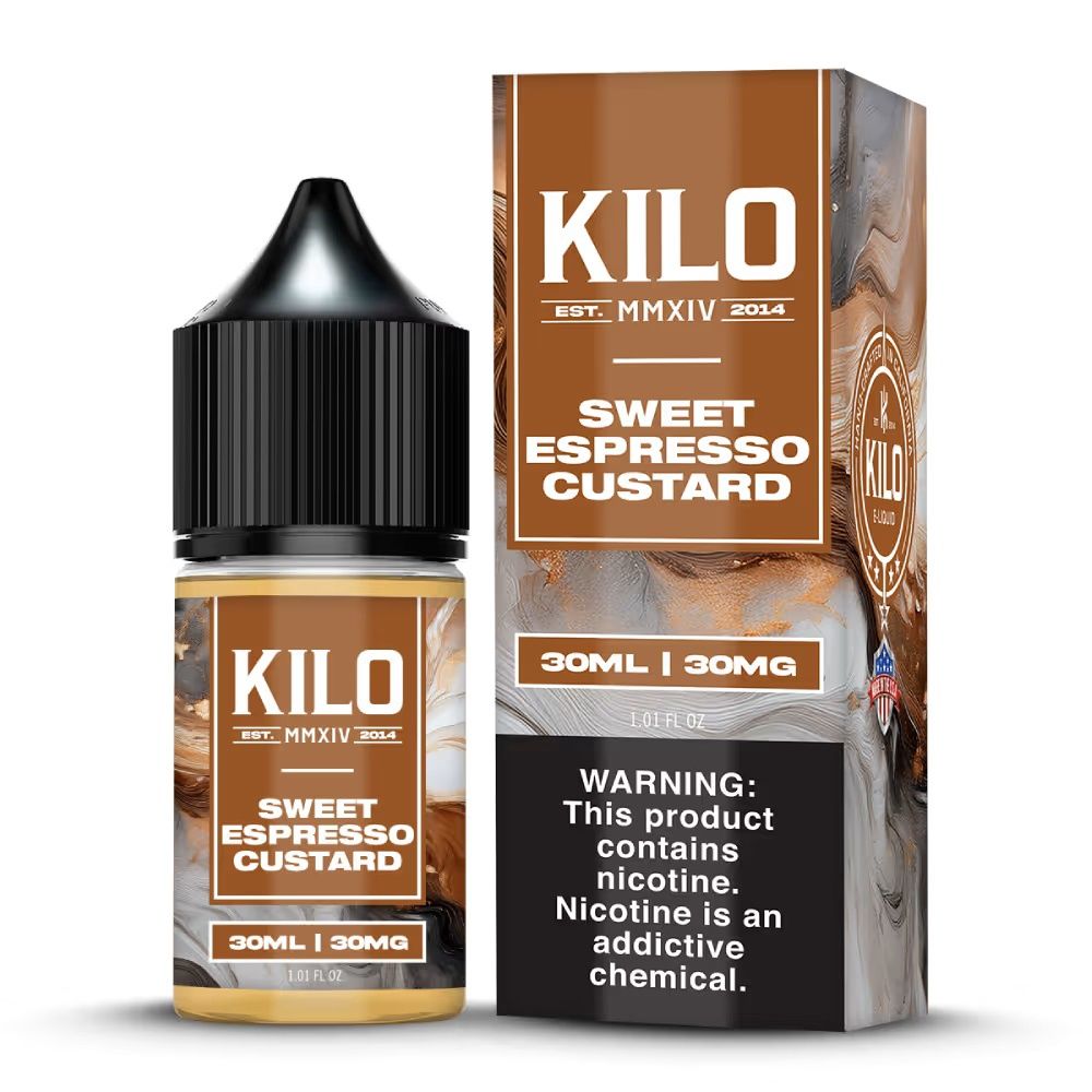 KILO Salts 30mL Sweet Espresso, Nicotine Content: 30mg