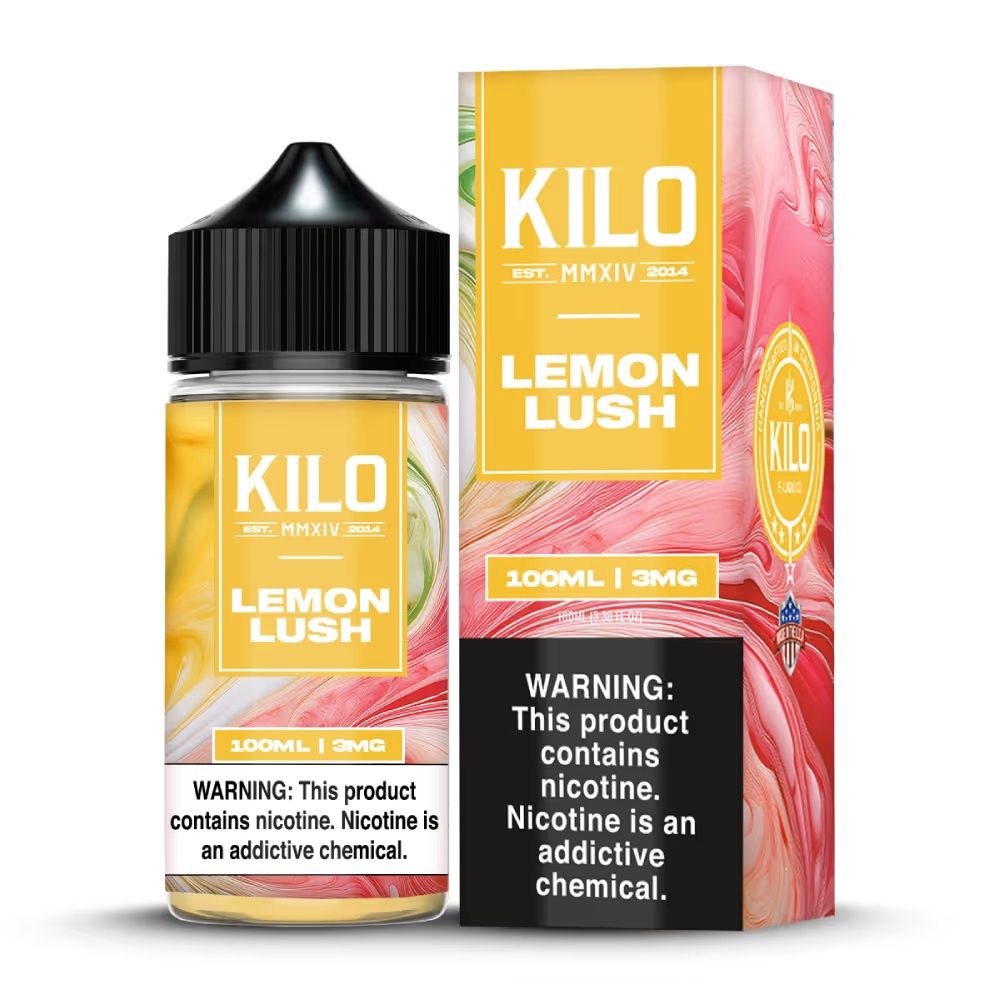 KILO 100mL Lemon Lush, Nicotine Content: 3mg
