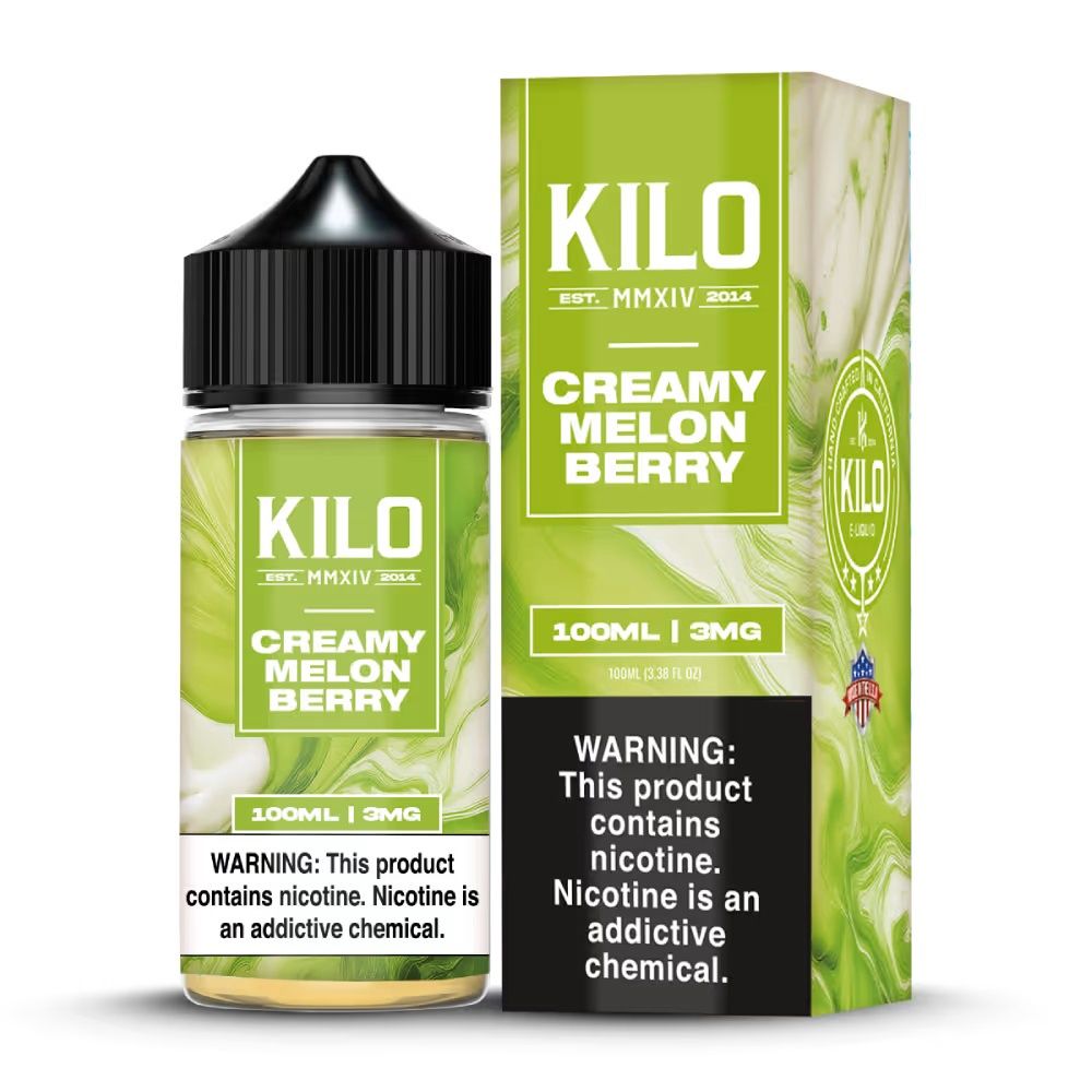 KILO 100mL Creamy Melon Berry, Nicotine Content: 3mg