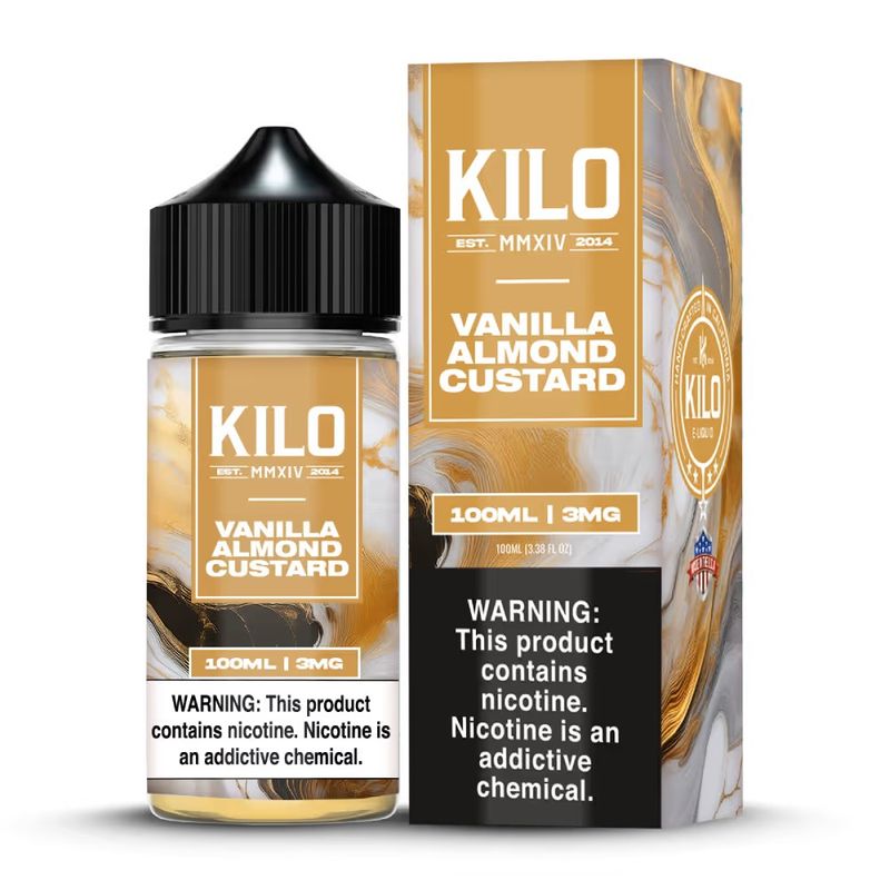 KILO 100mL Vanilla Almond Custard