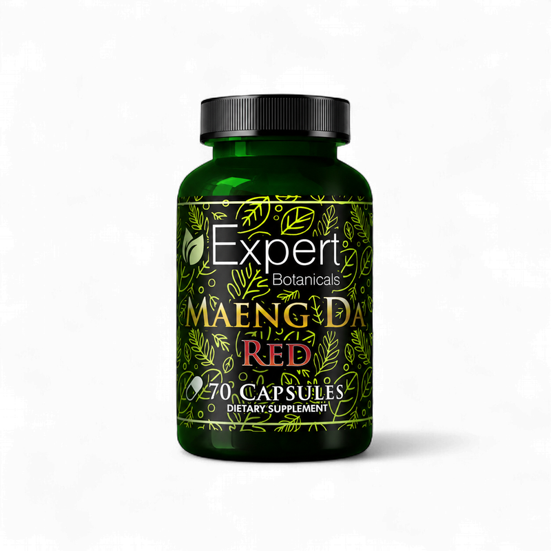 Expert Kratom Capsules - Red Maeng Da