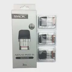 SMOK Novo M Replacement Pods (3-Pack), Resistance: 0.6Ω Meshed Pod