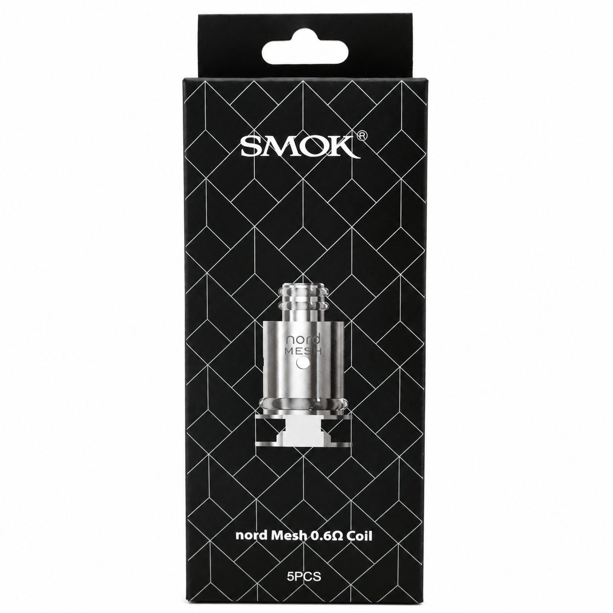 SMOK Nord Replacement Coils (5-Pack)., Resistance: 0.6Ω Mesh Coil