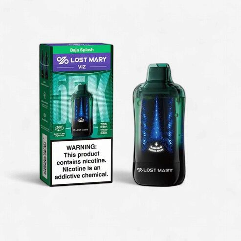 Lost Mary VIZ 55K Disposable Vape, Count: Single Unit, Flavor: Baja Splash