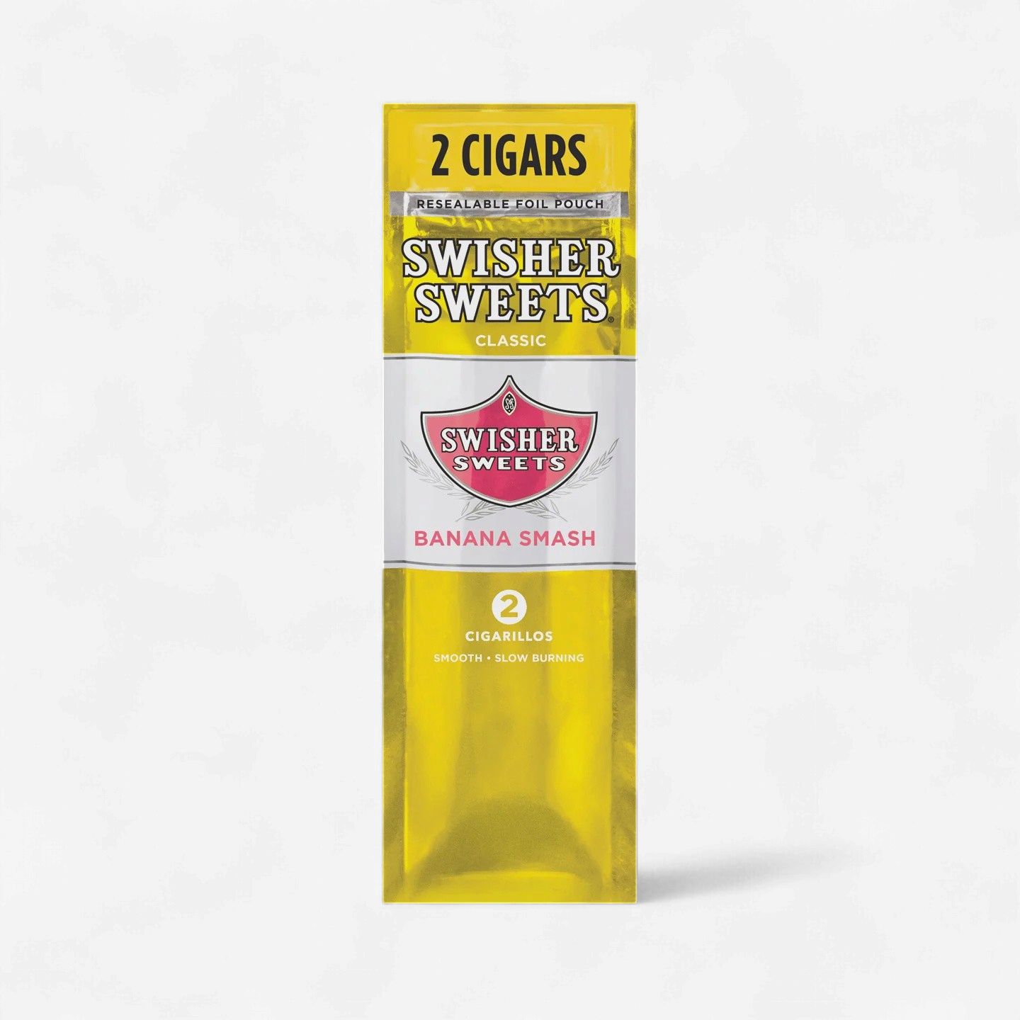Swisher Sweet Cigarillos - 2 Pack Pre-Priced $1.19, Count: Pack, Flavor: Banana Smash