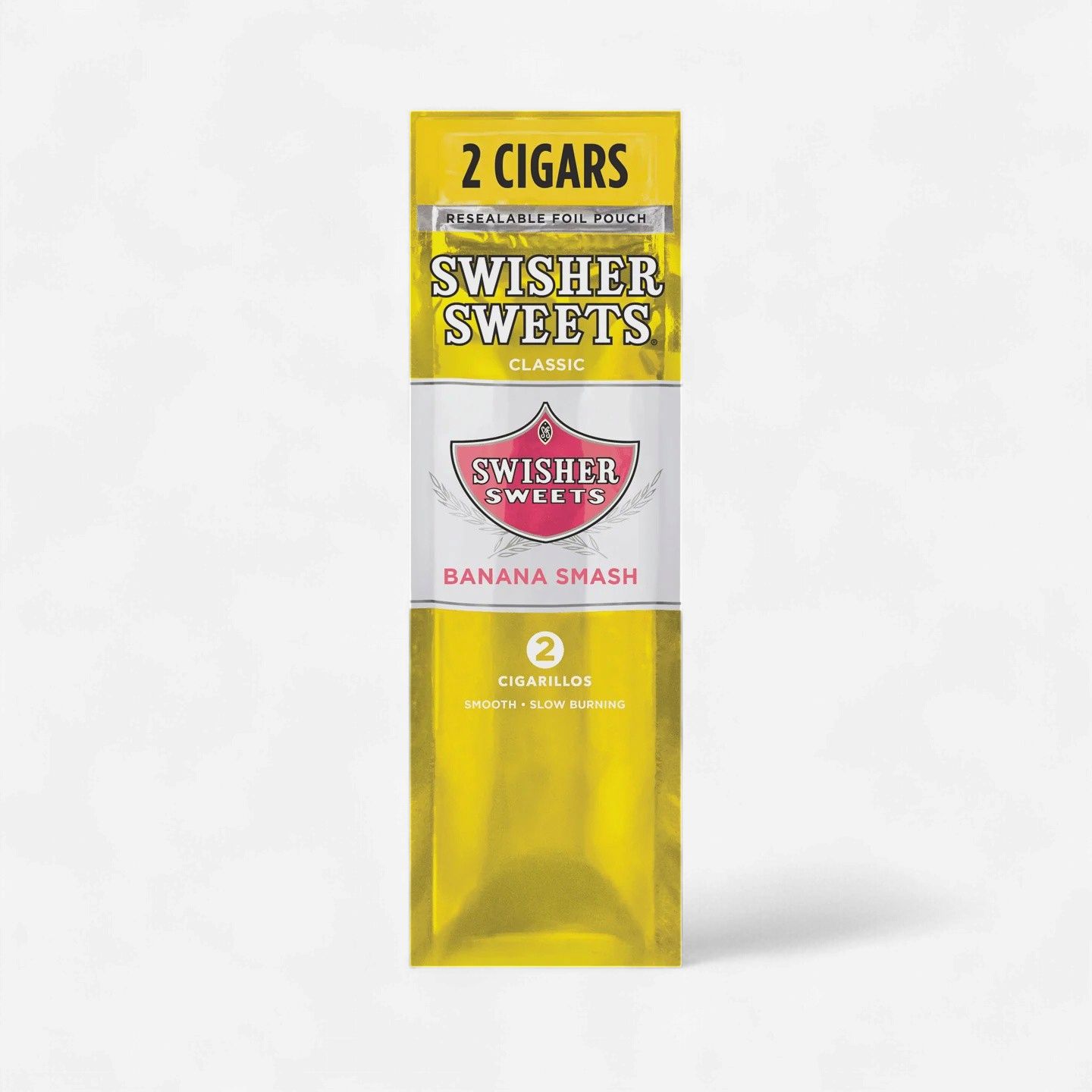Swisher Sweets Cigarillos - 2 Pack Pre-Priced $1.29, Count: Pack, Flavor: Banana Smash