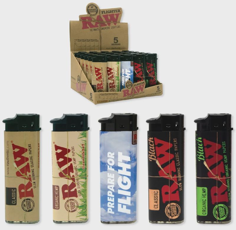 RAW Flighter Multi Pack Refillable Lighter