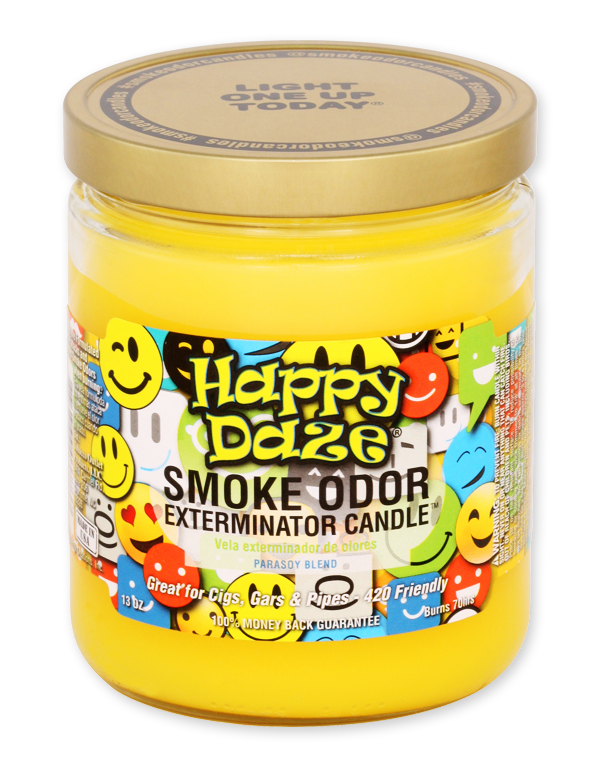 Happy Daze Smoke Odor Exterminator Jar Candle – 13 oz