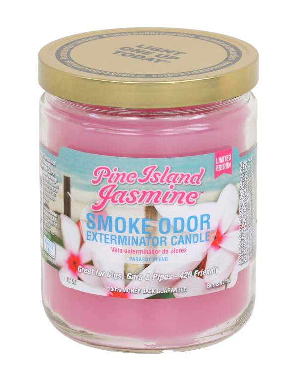 Pine Island Jasmine Smoke Odor Exterminator Jar Candle – 13 oz