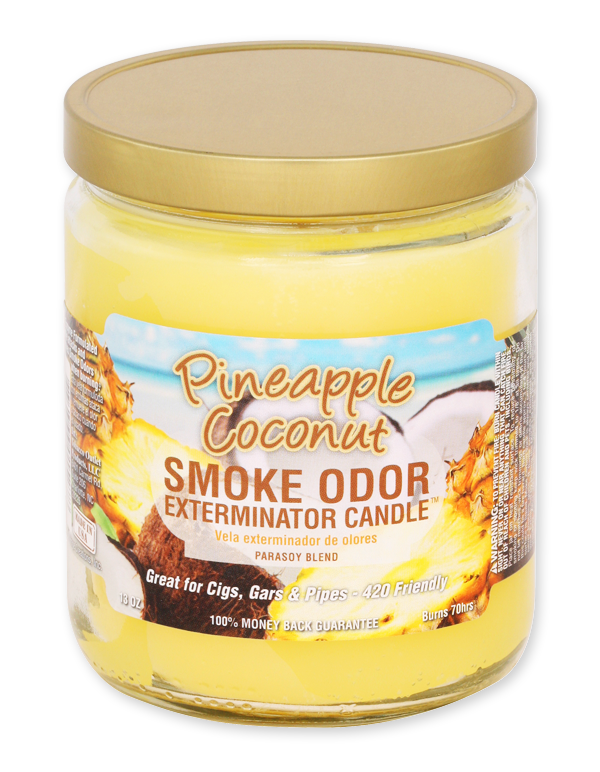 Pineapple Coconut Smoke Odor Exterminator Jar Candle – 13 oz