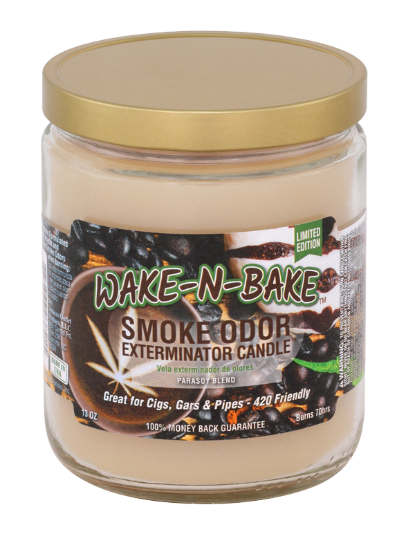 Wake N' Bake Smoke Odor Exterminator Jar Candle – 13 oz
