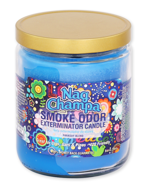 Nag Champa Smoke Odor Exterminator Jar Candle – 13 oz