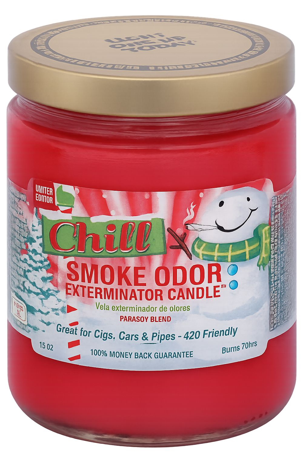 Chill Smoke Odor Exterminator Jar Candle – 13 oz