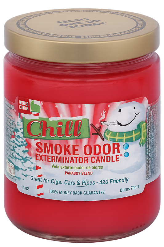 Chill Smoke Odor Exterminator Jar Candle – 13 oz