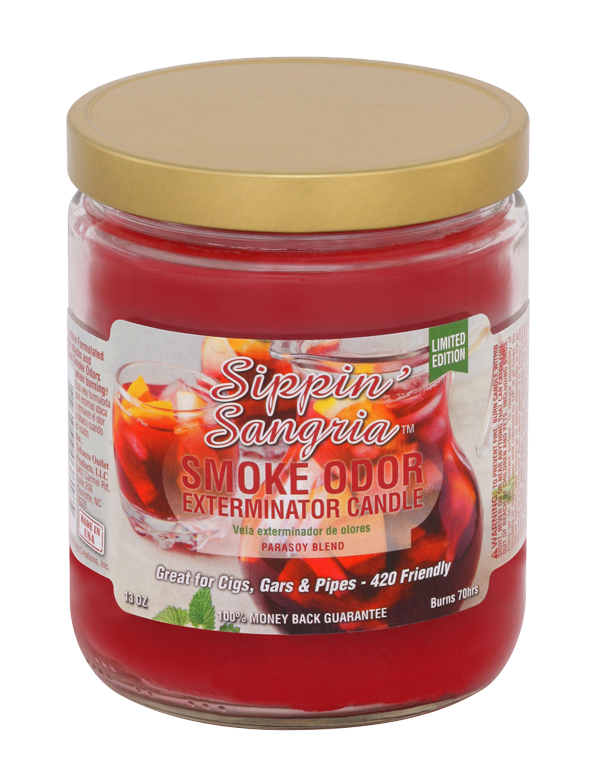 Sippin' Sangria Smoke Odor Exterminator Jar Candle – 13 oz