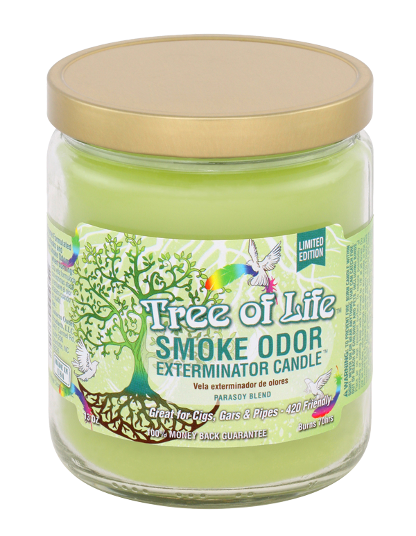 Tree of Life Smoke Odor Exterminator Jar Candle – 13 oz