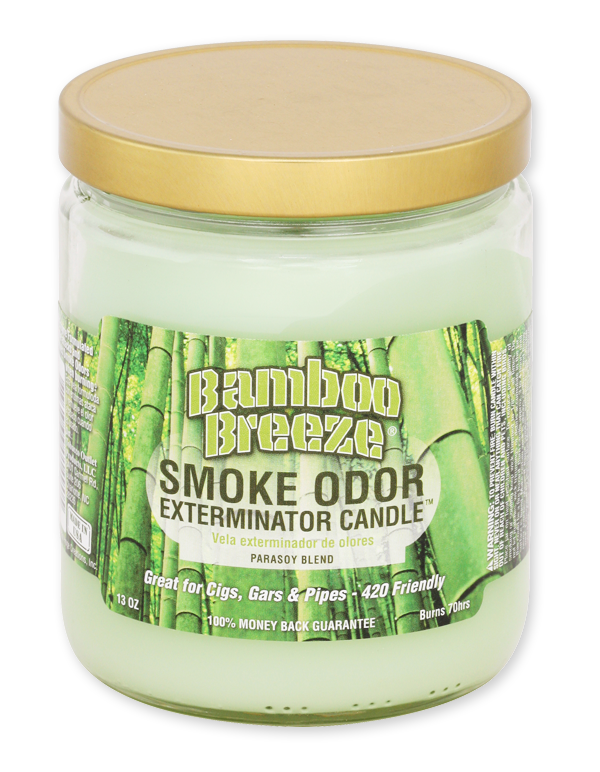 Bamboo Breeze Smoke Odor Exterminator Jar Candle – 13 oz