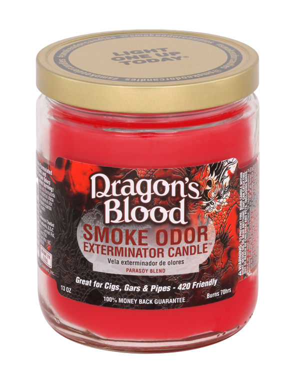 Dragon's Blood Smoke Odor Exterminator Jar Candle – 13 oz