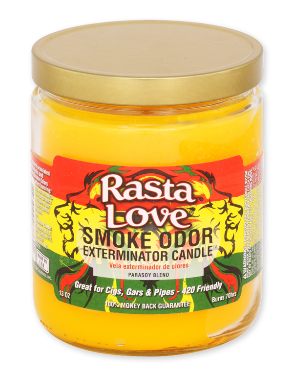 Rasta Love Smoke Odor Exterminator Jar Candle – 13 oz