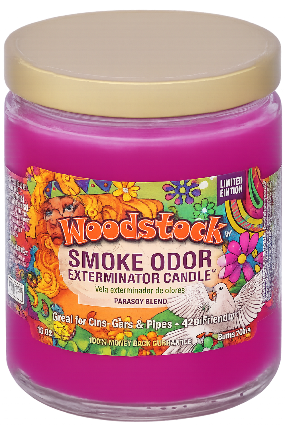 Woodstock Smoke Odor Exterminator Jar Candle – 13 oz