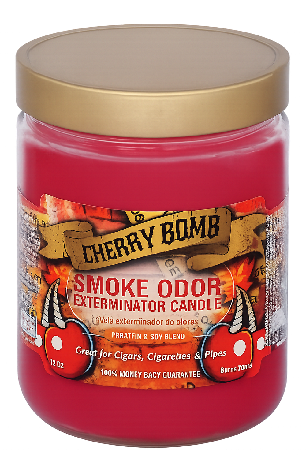 Cherry Bomb Smoke Odor Exterminator Jar Candle – 13 oz