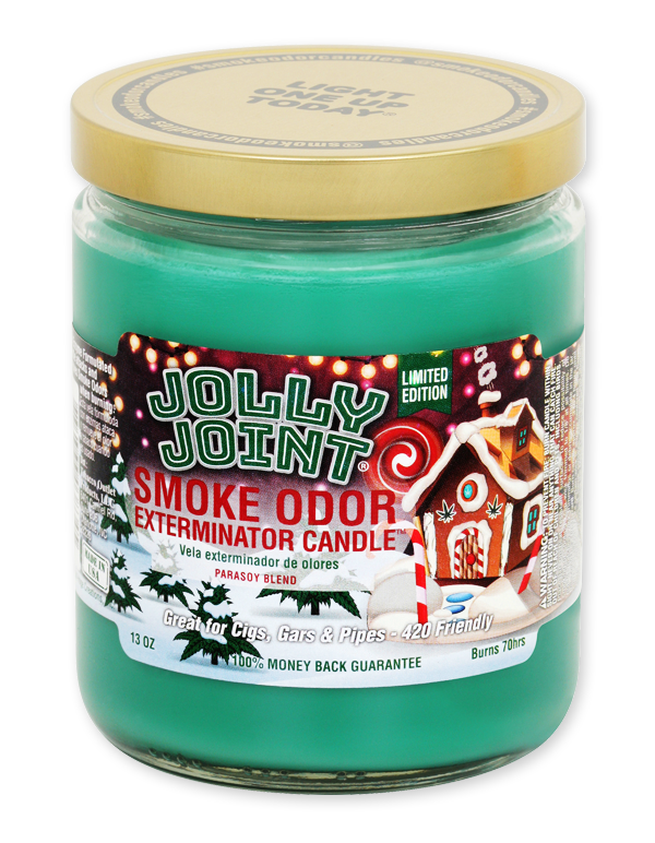 Jolly Joint Smoke Odor Exterminator Jar Candle – 13 oz